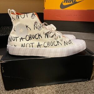 Converse High-Top Sneakers - Cream and Black